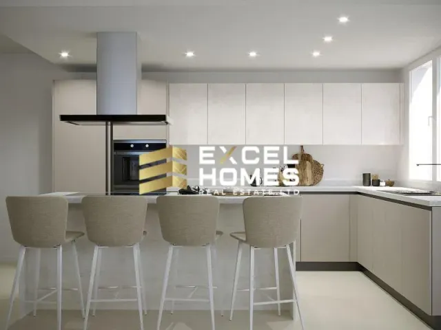 a kitchen with a table and chairs and a refrigerator 