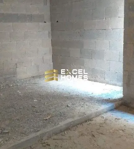 a wall with a broken wall and a yellow wall